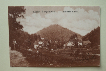 Postcard PC Bergzabern 1905 houses Town architecture Rheinland Pfalz